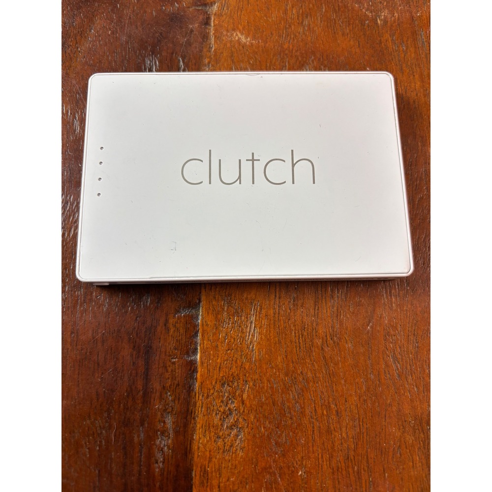 Clutch Light Pro Portable Power Bank Charger - White USB-C Input